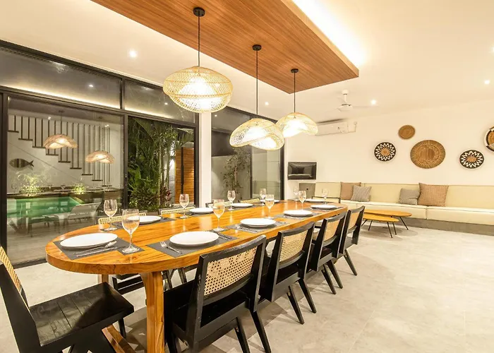 度假居 Refined 5Br Contemporary Villa, 400M To The Beach 坎古